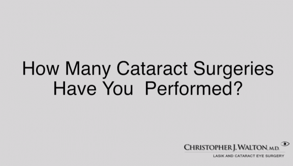 how many cataract surgeries has dr walton performed 5f4f79b3d4e2e