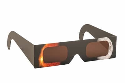 Safety glasses for total eclipse